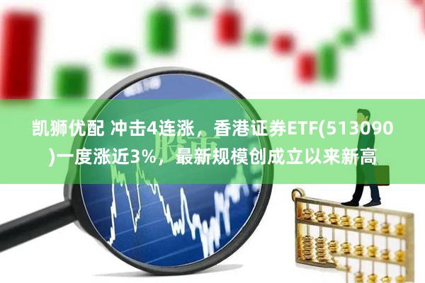 凯狮优配 冲击4连涨，香港证券ETF(513090)一度涨近3%，最新规模创成立以来新高