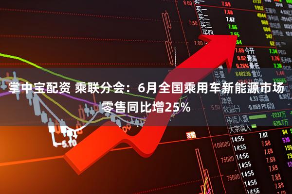 掌中宝配资 乘联分会：6月全国乘用车新能源市场零售同比增25%
