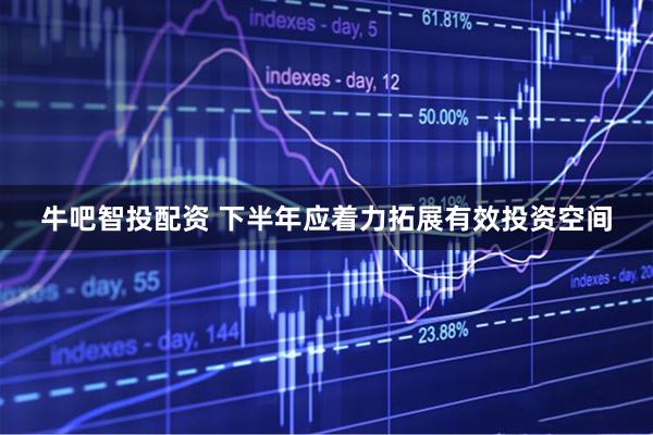 牛吧智投配资 下半年应着力拓展有效投资空间